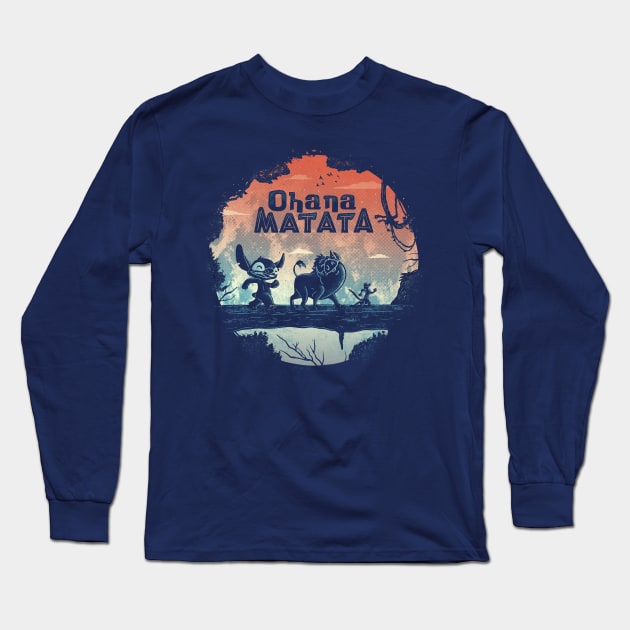 Ohana Matata Long Sleeve T-Shirt by eduely